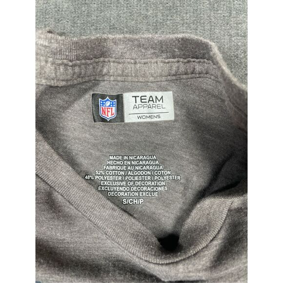 Houston Texans Long Sleeve Tee Shirt Womens S NFL Gray Football Fan Game‎ Day - Picture 3 of 7